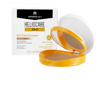 HELIOCARE  SPF 50+ OIL-FREE COMPACT PROTECTOR SOLAR  1 ENVASE 10 G COLOR BRONZE